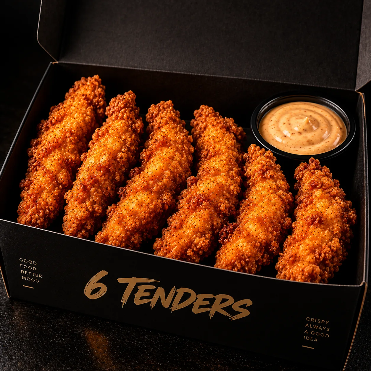 6 Tiras de Frango